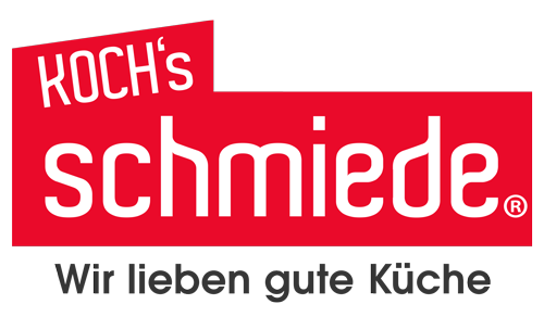 Koch's Schmiede® logo, we love good cooking