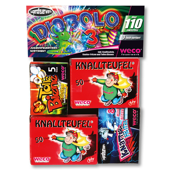 Diabolo Silvester Knallbeutel