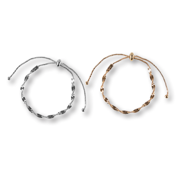 Damen Armbaender in 2 verschiedenen Farben 