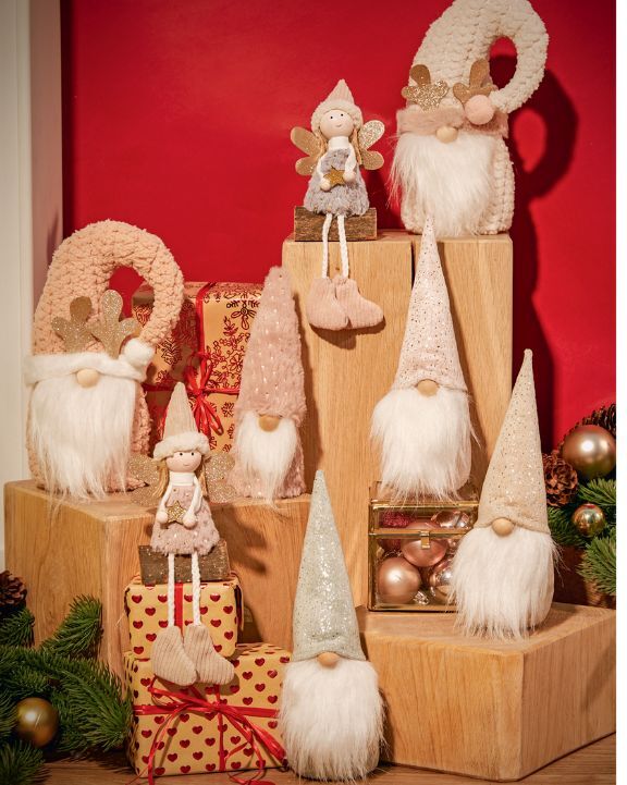 Weihnachtsdekoration Santa Claus Kletterseil Puppe Anhänger Haus