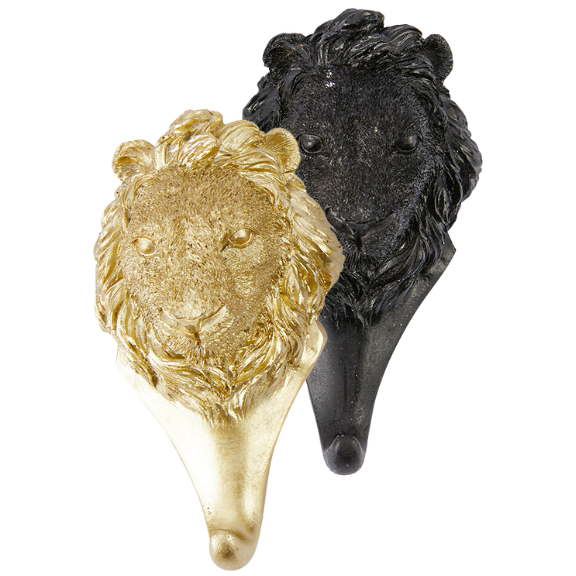 Wohnzimmer Wanddeko Loewenkopf