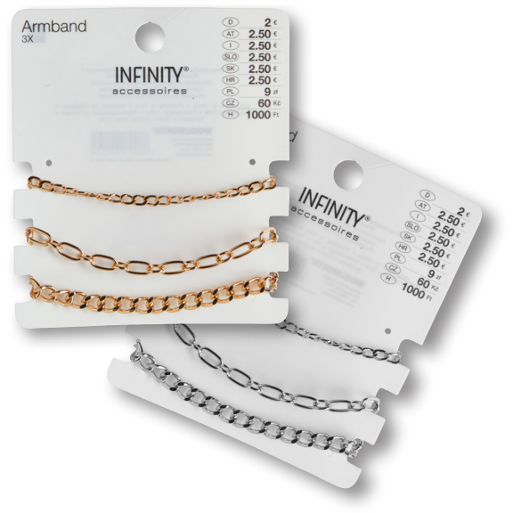 3 in 1 Armband fuer Damen 