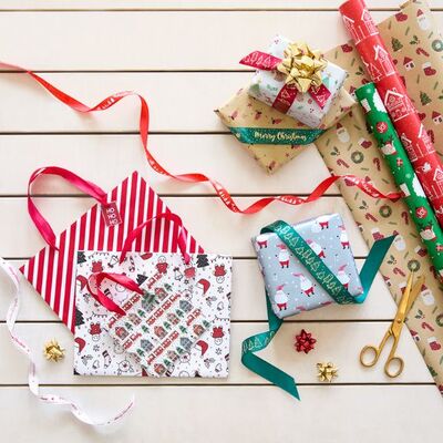 Unterschiedliches Geschenkpapier