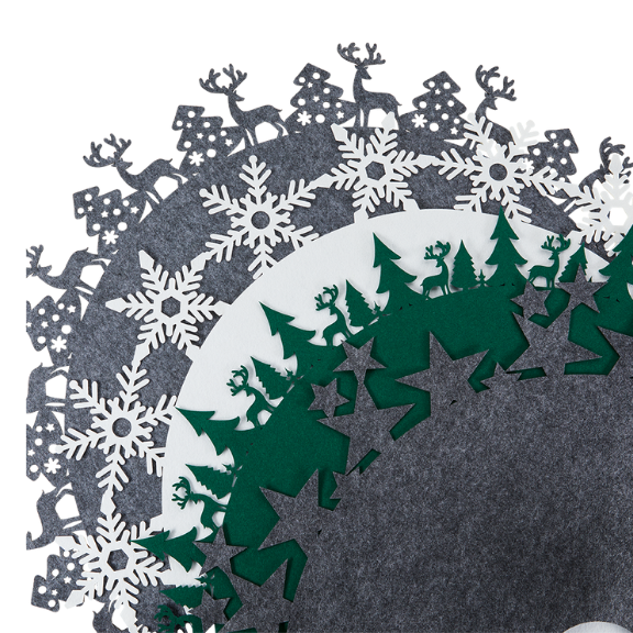 Baumdecke für den Tisch