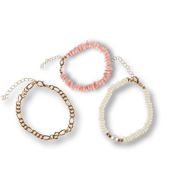 Armbaender Damen in 3 verschiedenen Farben 