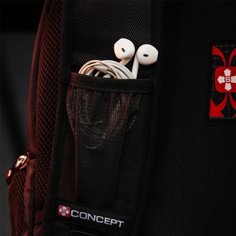 CHIP Laptoprucksack Kopfhoerernetz