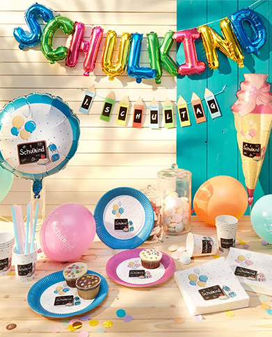 Schulparty Outdoor Dekoration