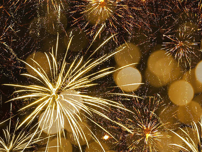 Silvester Party Feuerwerk