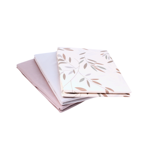 Bettwäsche mit 3 unterschiedlichen Mustern