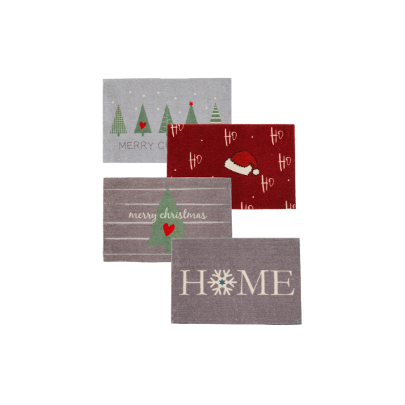 4 Stück unterschiedliche Türmatten