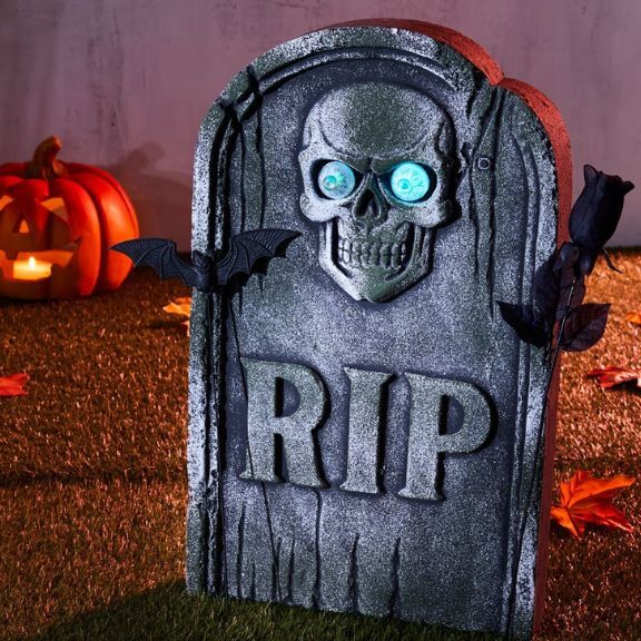 Halloween Deko Grabstein Set