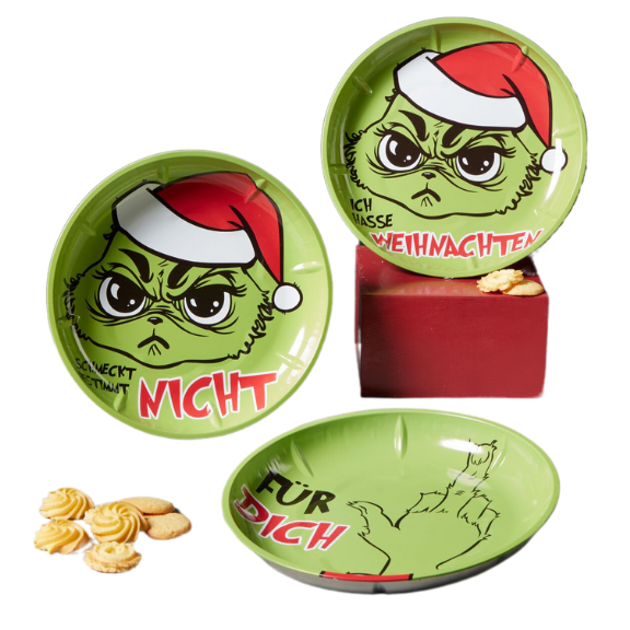 3 Stück Muffel Teller