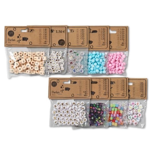 Buchstabenperlen zum Basteln ab einem Euro