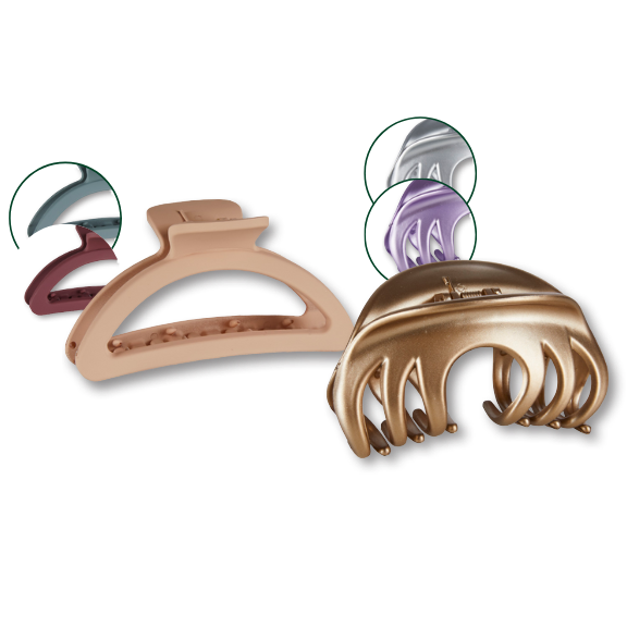 Verschiedene Haarklammern 