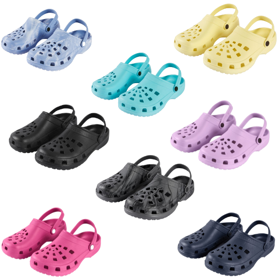 Damen und Herren Clogs