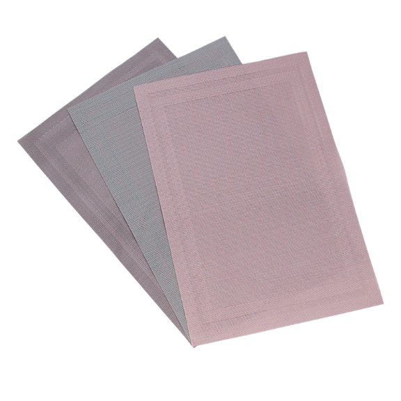 3 unterschiedliche Dekounterlage Jacquard