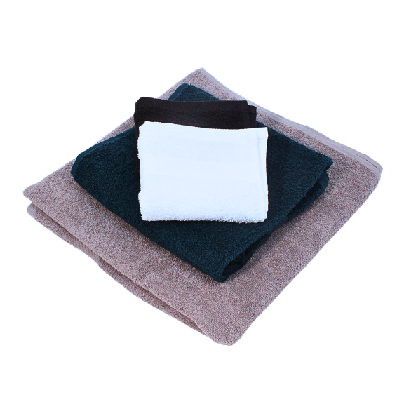 Badezimmer Handtücher in unterschiedlichen Größen und Designs