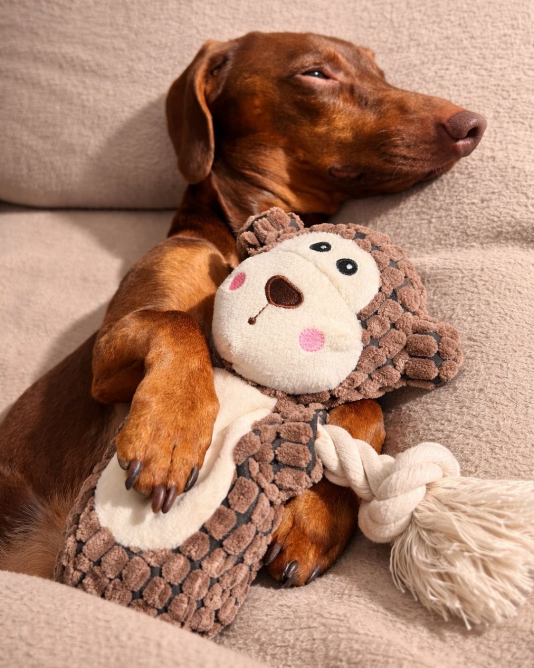 🐶🧸 Bereit für die nächste Spielrunde! 🧸🐶 Dieses niedliche Hundespielzeug sorgt für extra viel Spaß&hellip;