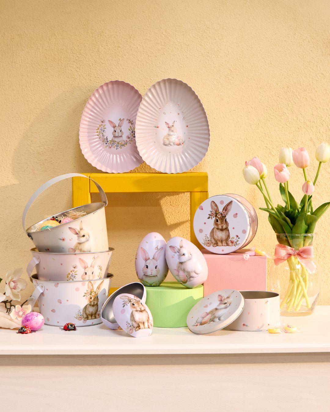 🐰🌸 Osterstimmung für deinen Tisch! 🌸🐰 Zarte Pastellfarben, niedliche Hasenmotive und liebevolle&hellip;