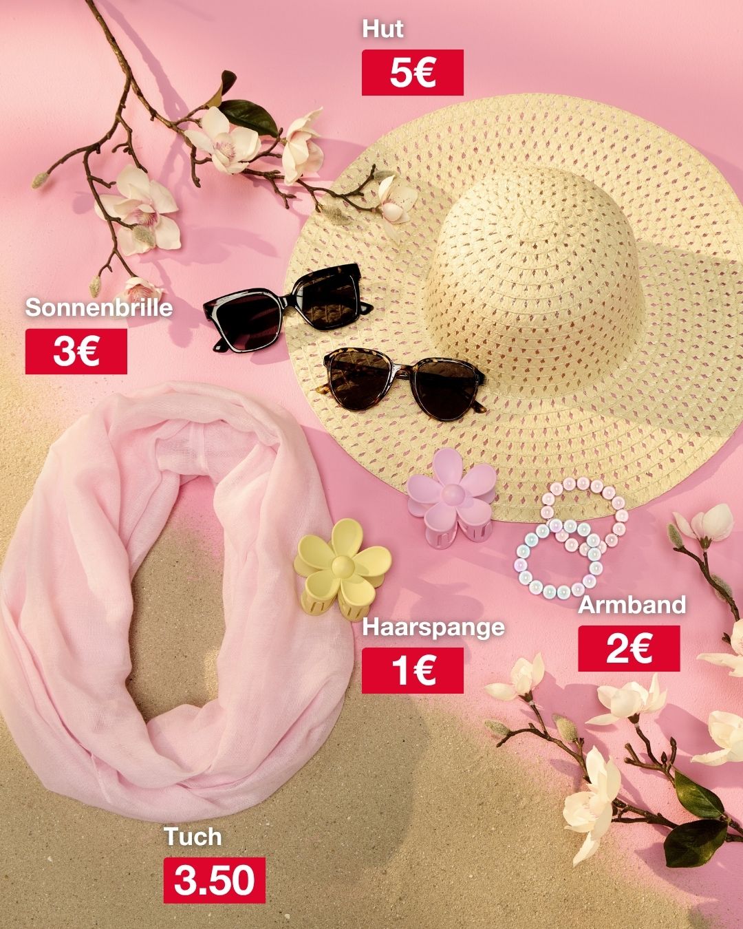 🌸☀️ Dein perfekter Sommer-Look! ☀️🌸 Ob stylische Sonnenbrille, luftiger Tuch oder verspielte&hellip;