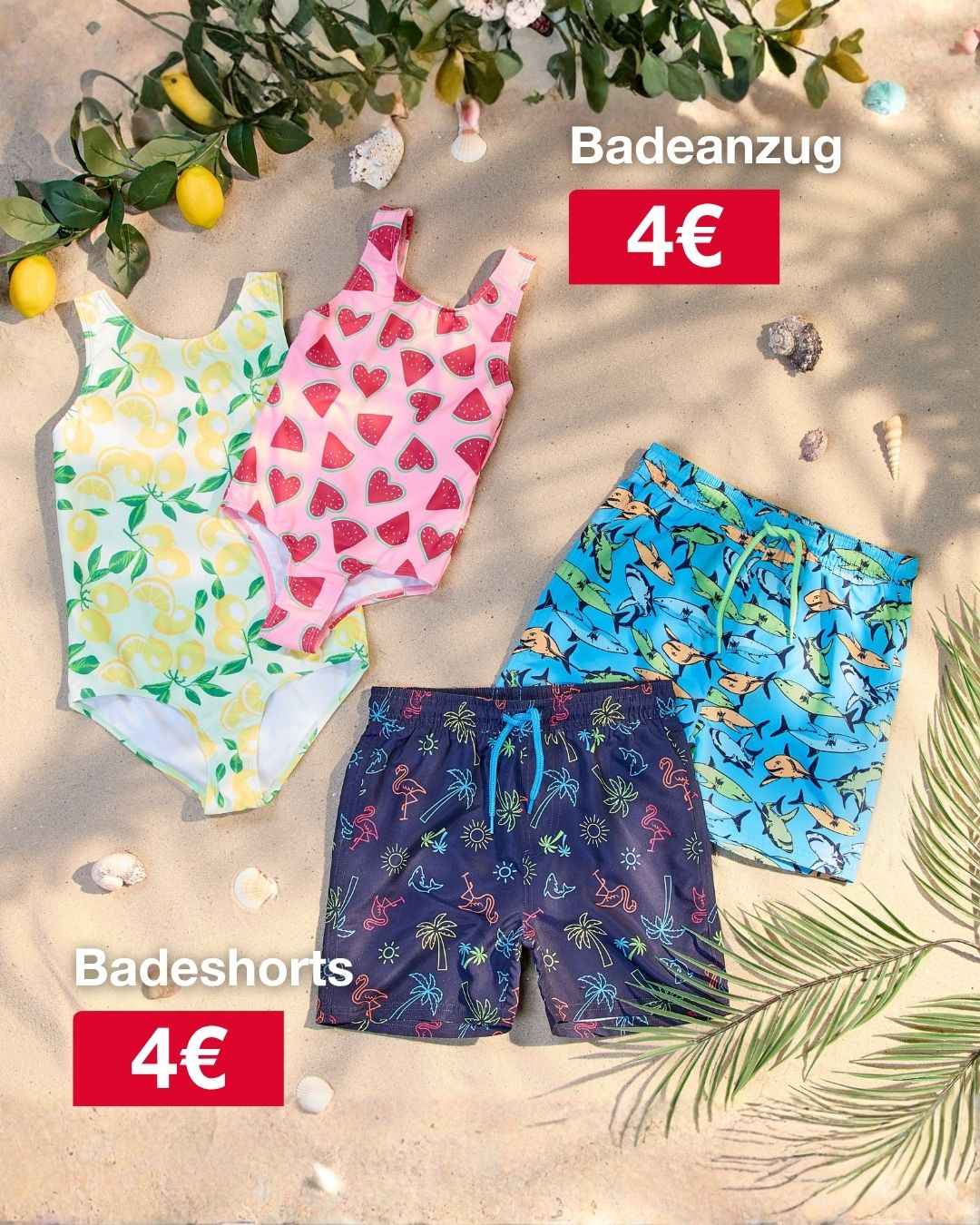 ☀️🌊 Sommer, Sonne, Badespaß! 🌊☀️ Ob Badeanzug mit fruchtigem Print oder coole Badeshorts mit bunten&hellip;