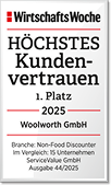 Wirtschaftswoche Höchstes Kundenvertrauen 2025